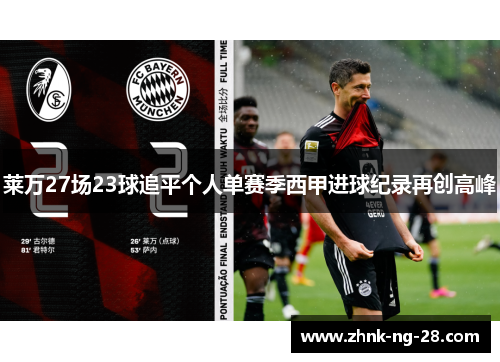 莱万27场23球追平个人单赛季西甲进球纪录再创高峰